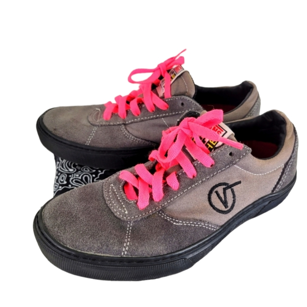 Vans sneakers gray and pink US7 women